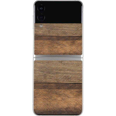 Early American Wood Planks Galaxy Z Flip4 5G Skin